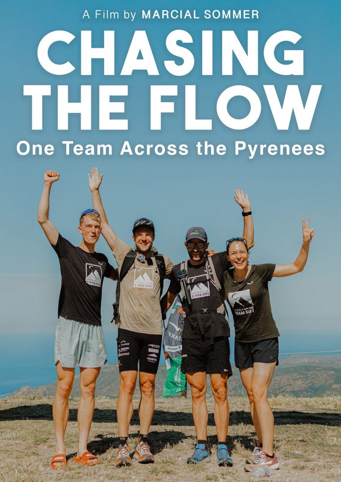 Filmposter Chasing the Flow – One Team Across the Pyrenees